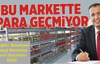 ATAŞEHİR BELEDİYESİ SOSYAL MARKETLERİNE YEREL YÖNETİMLER ÖDÜLÜ