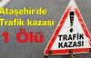  Ataşehir'de trafik kazası: 1 ölü