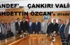  ÇANDEF Çankırı Valisi Vahdettin Özcan’ı Ziyaret Etti