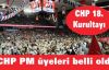 CHP PM üyeleri Belli Oldu