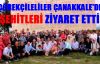 Çörekçilerliler Çanakkale’de Şehitleri Ziyaret Etti