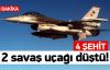 Malatya'da Savaş Uçaağı düştü, 4 asker şehit oldu