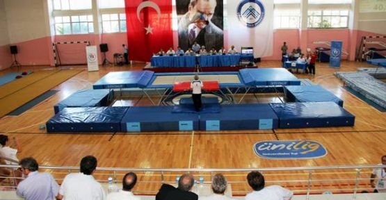 Trambolin Cimnastik Türkiye Şampiyonası Çankırı'da Düzenlendi