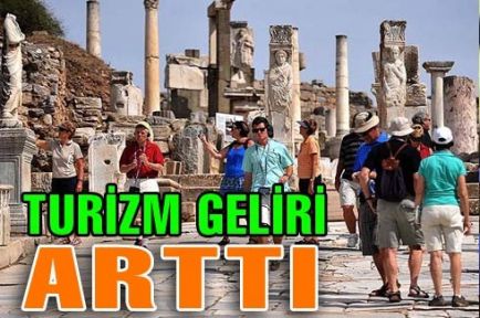 Turizm geliri geçen yılın aynı çeyreğine göre %7,9 arttı