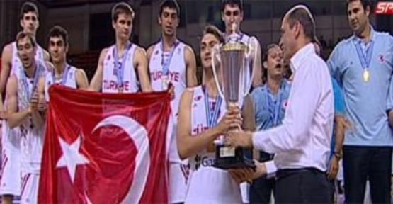 Ümit Milli Basketbol Takımımız Avrupa Şampiyonu oldu