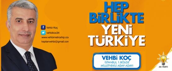 Vehbi Koç, Milletvekili Aday Adayılığını Açıkladı