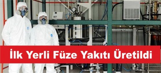 Yerli Füze Yakıtı Üretildi