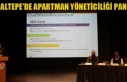 Apartman ve Site Yöneticileri için panel düzenlendi