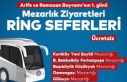 Maltepe'de Bayramda mezarlıklara ücretsiz ring...
