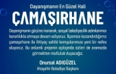 ATAŞEHİR BELEDİYESİ’NDEN ÜCRETSİZ ÇAMAŞIRHANE HİZMETİ 