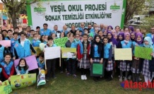 Beykoz'da Yeşil Okul Öğrencilerinden Çevre Seferberliği