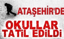 Ataşehir'de 20 Şubat Cuma günü okullar tatil edildi