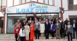 Çankırı'da "Uluslararası Çankırı-Ilgaz Nolana Sanat Çalıştayı" sergisi düzenlendi.