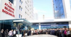 Ankara Terör Protestosu , Ataşehir belediyesi iş bıraktı