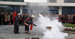 Ataşehir Belediyesi Yangın Tatbikatı Yaptı