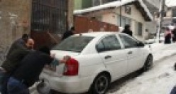 Ataşehir Öğütveren Sokak Kar Temizleme Çalışmaları 2015