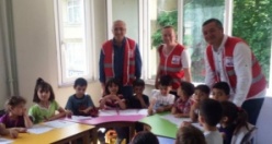Kızılay Beykoz’dan Suriyeli ailelere  yardım