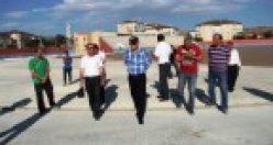 Çankırı Valisi Vahdettin Özcan, Spor Tesisi denetlemesi