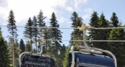 Ilgaz Dağı Yurdun Tepe Kayak Merkezi telesiyej Testi Başladı