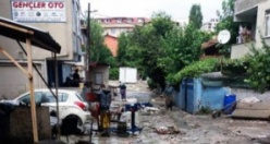 Ataşehir, Yenisahra, Ali Fuat Cebesoy Köprüsü Sel Baskını Fotoları 18 Temmuz 2017
