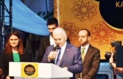 Ak Parti İstanbul Belediye başkan adayı Binali Yıldırım'ın Yenisahra Mahallesi Roman İftarında yaptığı konuşma