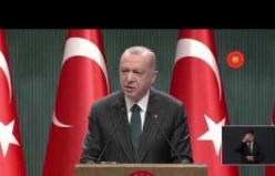 Cumhurbaşkanı Recep Tayyip Erdoğan, Kabine sonrası açıklamalarda bulunuyor