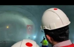 İBB Başkanı Ekrem İmamoğlu, Göztepe - Ümraniye metro inşaatında incelemelerde bulundu