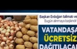 İstanbul'da Ücretsi Patates Soğan dağıtımı Başlıyor