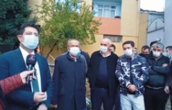 Yeni Sahra Mahallesinde Kentsel Dönüşümden Kaynaklanan Yıkım Gerginliği Orhan Çerkez'in konuşması