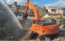 Yenisahra Mahallesinde DKY İnşaat Karot Aldığı binaların yıkımına devam ediliyor, 1, 12 Kasım 2021