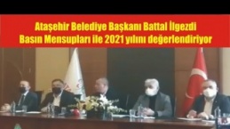 Ataşehir Belediye Başkanı Battal İlgezdi, Basın Mensupları ile 2021 yılını değerlendiriyor