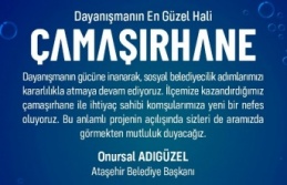 ATAŞEHİR BELEDİYESİ’NDEN ÜCRETSİZ ÇAMAŞIRHANE...