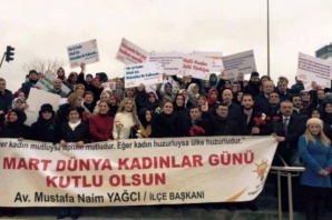 Ak Parti Ataşehir Kadınlar Günü Yürüyüşü 2015