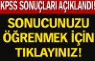 2012 KPSS sonuçları açıklandı!