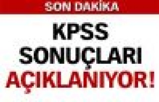 2012 KPSS sonuçları açıklanıyor!