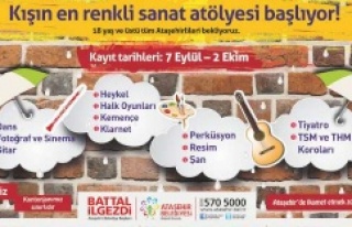 Ataşehir Belediyesi, Sanat atölyesi başlıyor