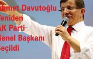 Davutoğlu yeniden AK Parti Genel Başkanı Seçildi
