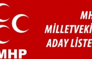 MHP'nin milletvekili aday listesi belli oldu!