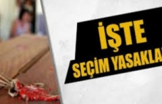 1 Kasım Seçim Yasakları ne zaman başladı, Seçim...