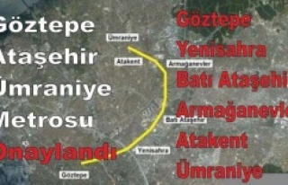 Göztepe-Ataşehir-Ümraniye Metrosu'na bakanlıktan...