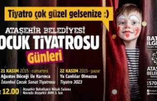 Ataşehir'de Çocuk Tiyatro Günleri başlıyor
