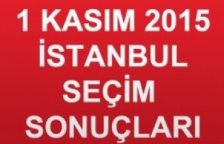 İstanbul seçim sonuçları ve partilerin oy oranları...
