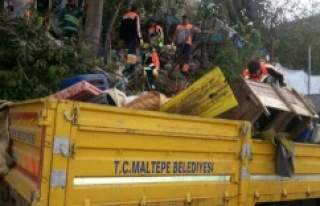 Maltepe’de belediyeden çöp ev operasyonu