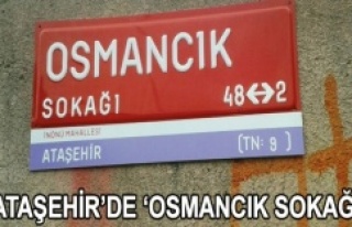 Ataşehirde bir sokağa ‘Osmancık Sokağı’ ismi...