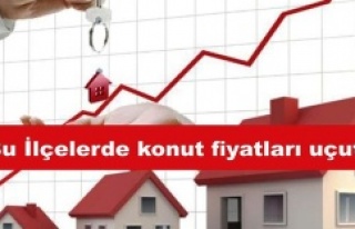 Bu İlçelerde konut fiyatları uçtu