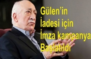 Gülen’in iadesi için imza kampanyası başlatıldı