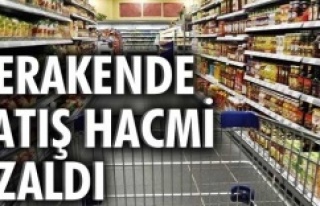 Perakende satış hacmi bir önceki aya göre %0,9...