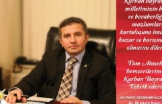 Ak Parti Ataşehir İlçe Başkanı'nın Kurban...
