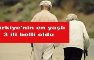 Türkiye'nin en yaşlı 3 ili Çankırı, Kastamonu,...