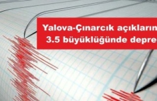 Yalova-Çınarcık açıklarında 3.5 büyüklüğünde...